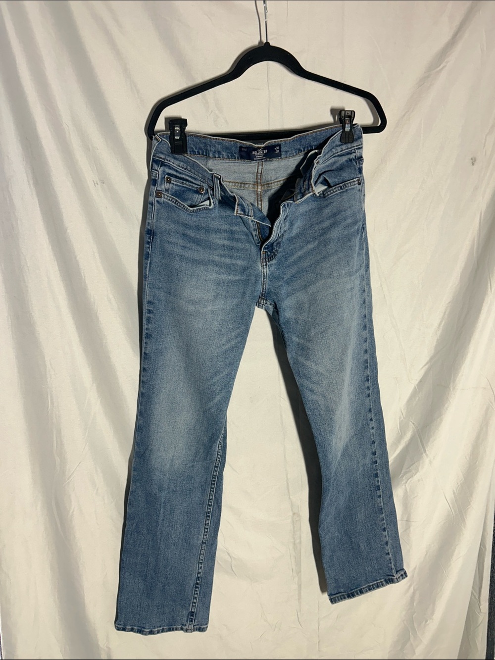 Hollister Light Blue Straight Leg Jeans